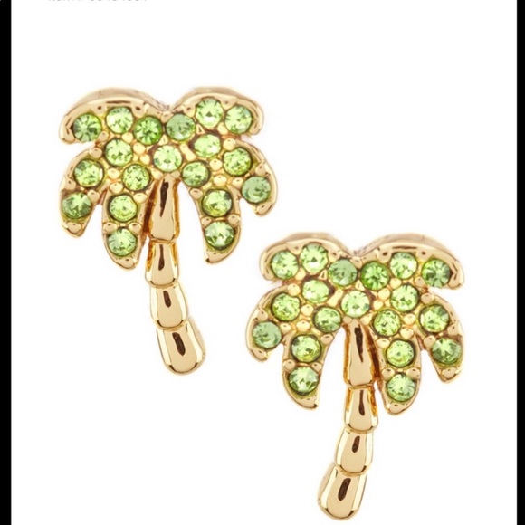 Kate Spade New York Pave Palm Tree Stud Earrings